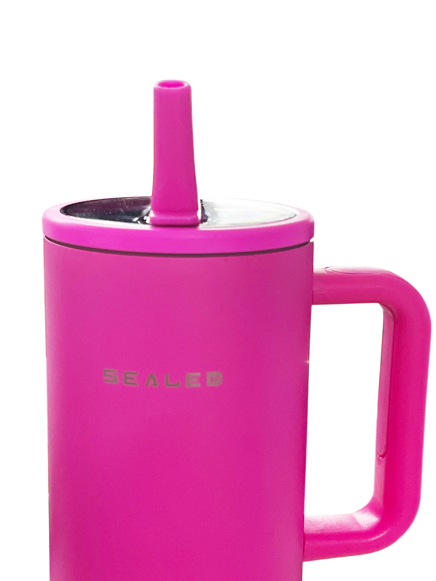 Sealed Tumbler -Flip Straw 1200 ML 40 OZ Pink كوب سيلد 1200 مل مع سترو ثابت فوشي
