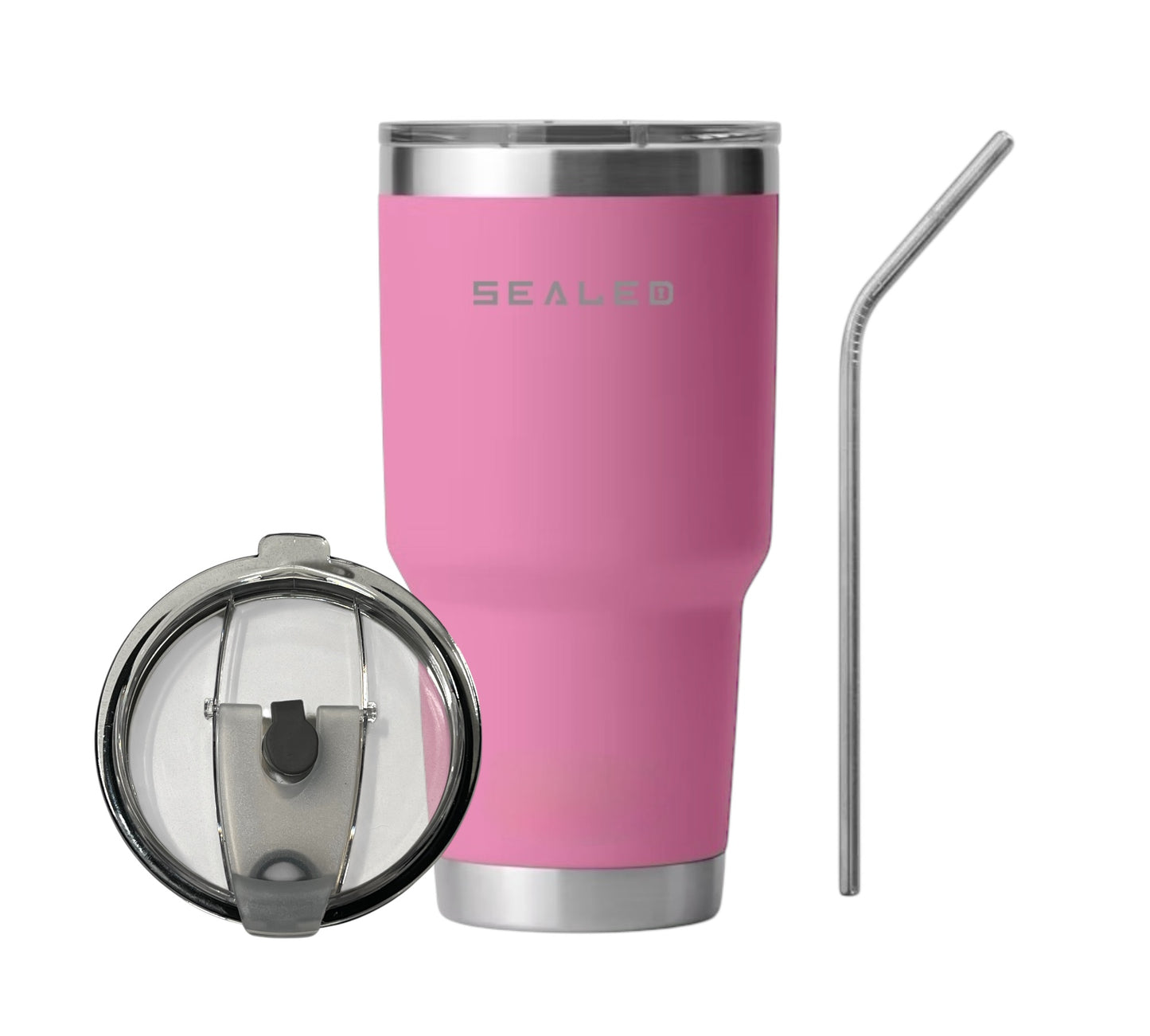 Sealed Tumbler no handle 900 ML 30 OZ Pink كوب سيلد بدون يد 900 مل زهري