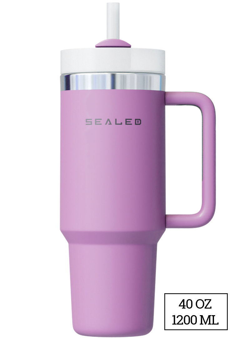 Sealed Tumbler 1200 ML 40 OZ Purple كوب سيلد 1200 مل نهدي