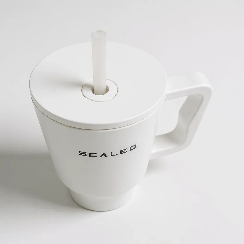 Sealed Modern Tumbler 1200 ML 40 OZ كوب سيلد العصري ابيض