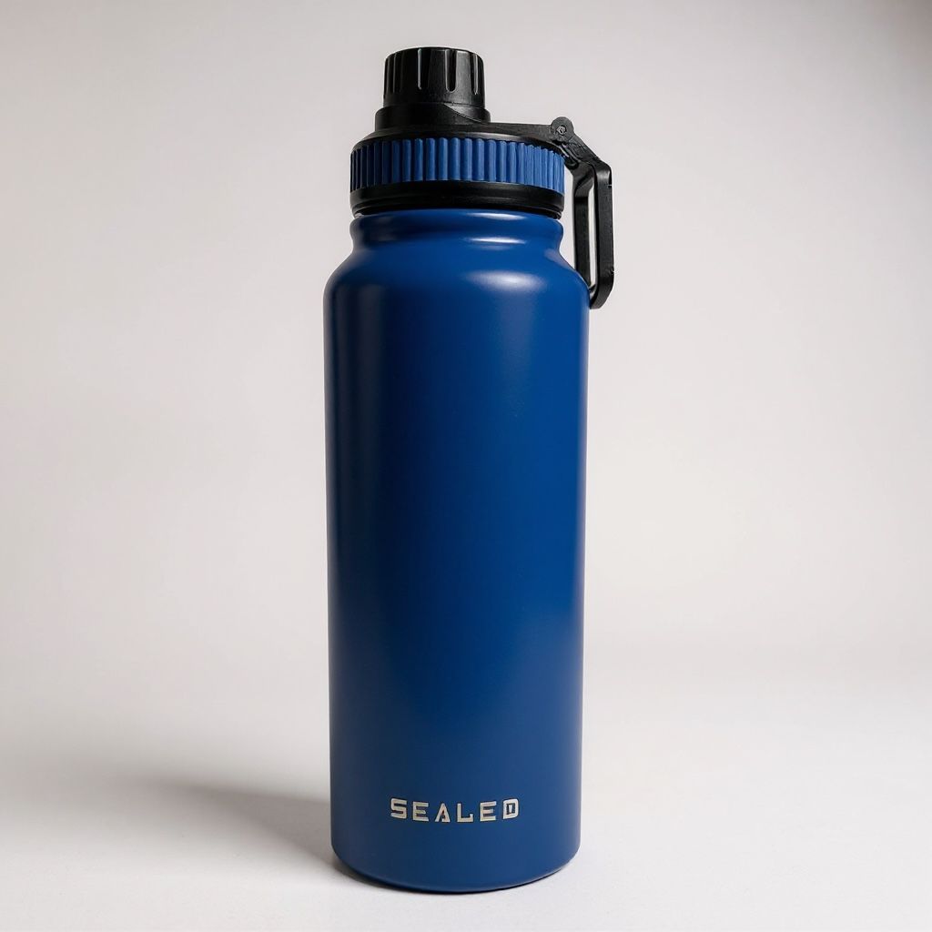 Sealed Gym Bottle Navy Blue 1000 ML مطرة سيلد الرياضية كحلي