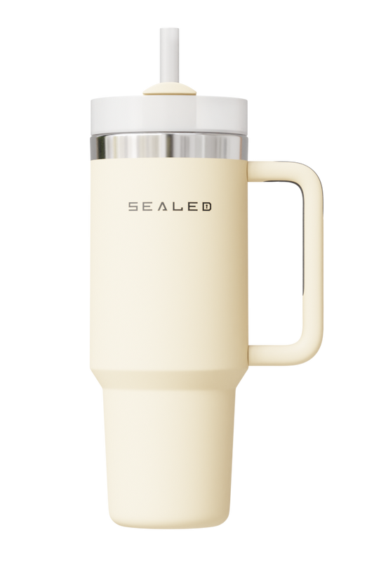 Sealed Tumbler 900 ML Beige كوب سيلد 900 مل بيج