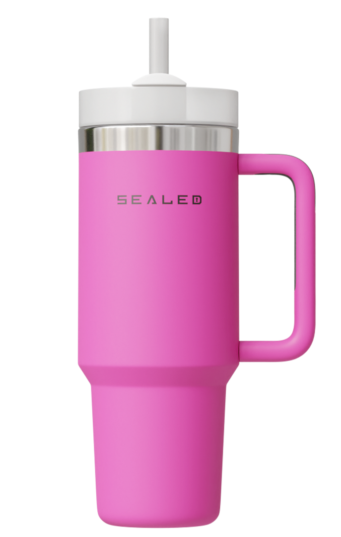 Sealed Tumbler 1200 ML 40 OZ Pink كوب سيلد 1200 مل فوشي