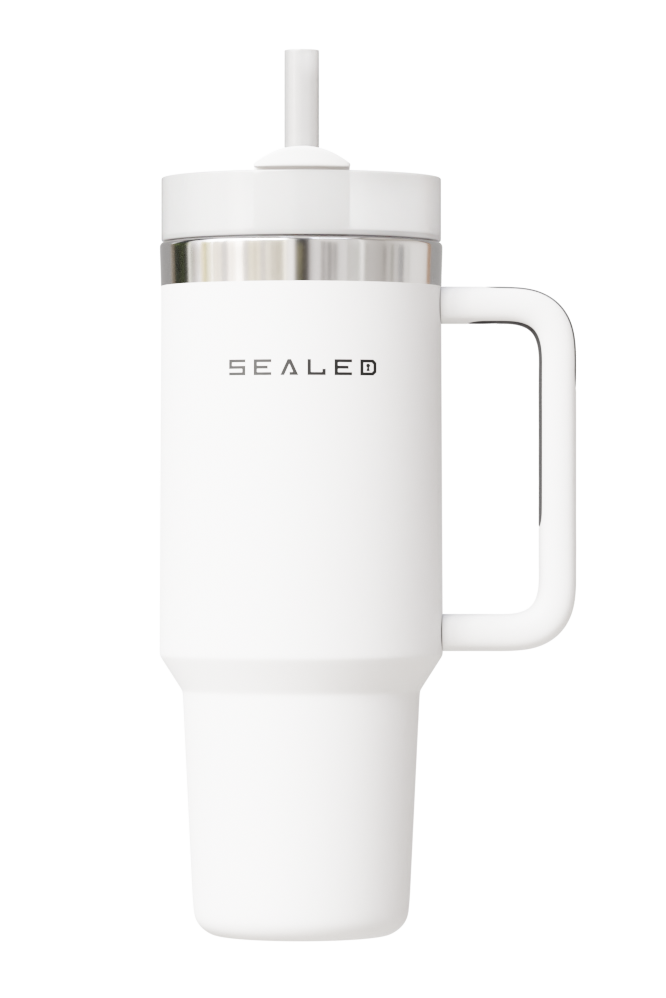 Sealed Tumbler 900 ML White كوب سيلد 900 مل ابيض