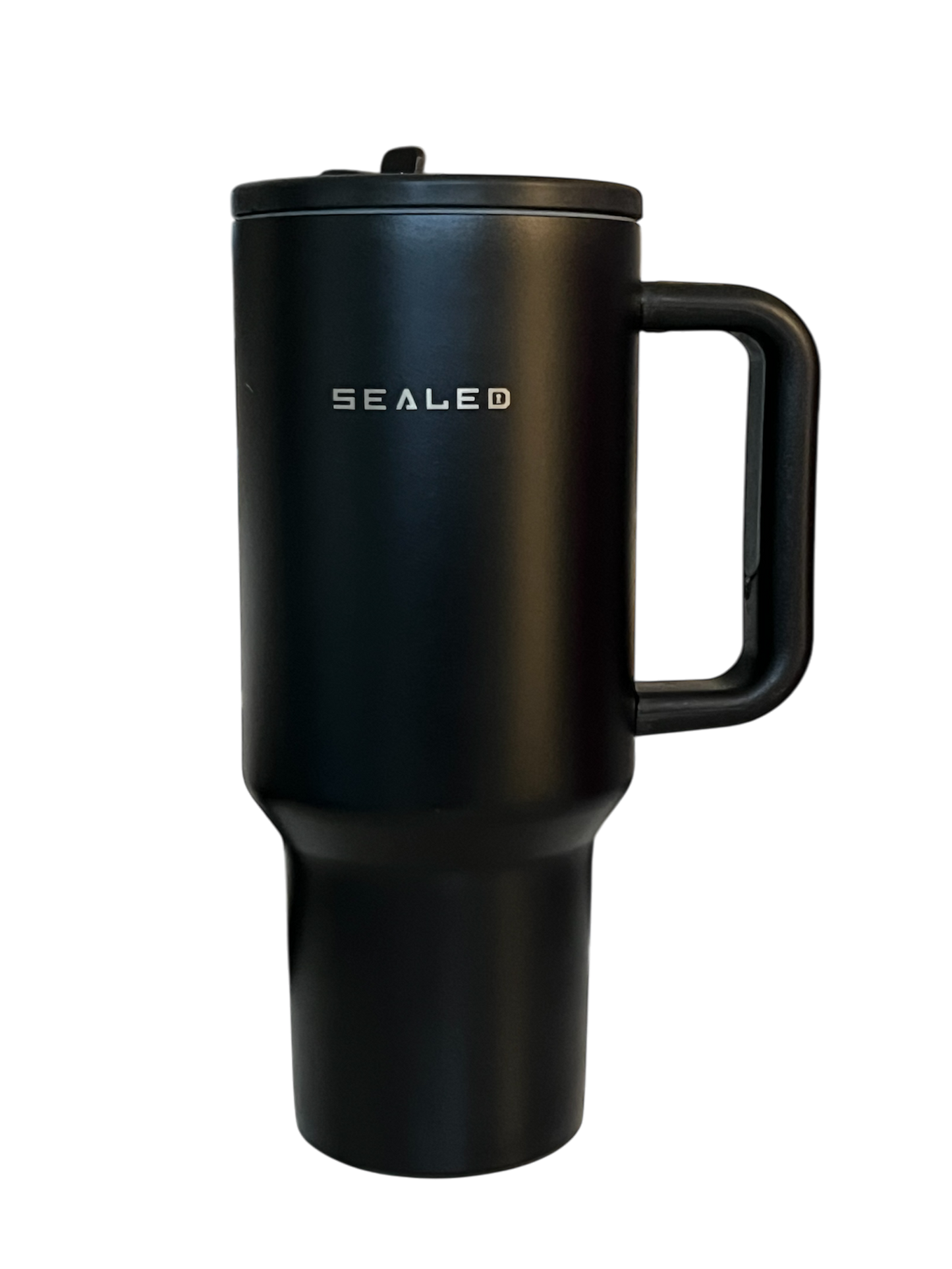 Sealed Tumbler -Flip Straw 1200 ML 40 OZ Black كوب سيلد 1200 مل مع سترو ثابت اسود