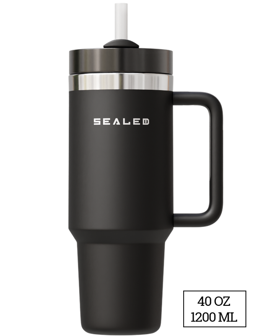 Sealed Tumbler 1200 ML 40 OZ Black كوب سيلد 1200 مل اسود