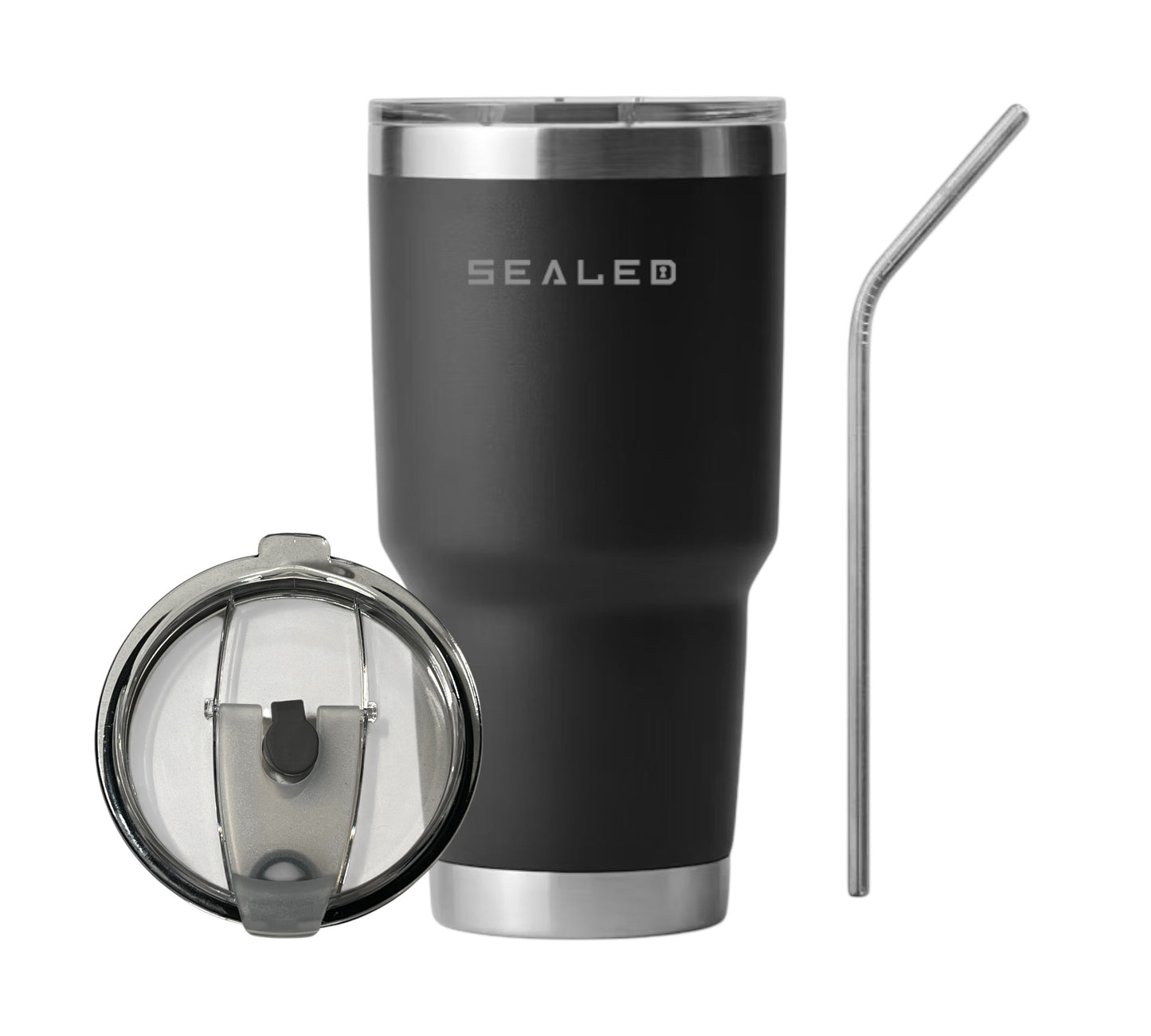 Sealed Tumbler no handle 900 ML 30 OZ Black كوب سيلد بدون يد 900 مل أسود