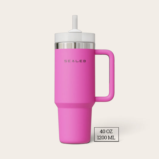 Sealed Tumbler 1200 ML 40 OZ D.Pink كوب سيلد 1200 مل فوشي