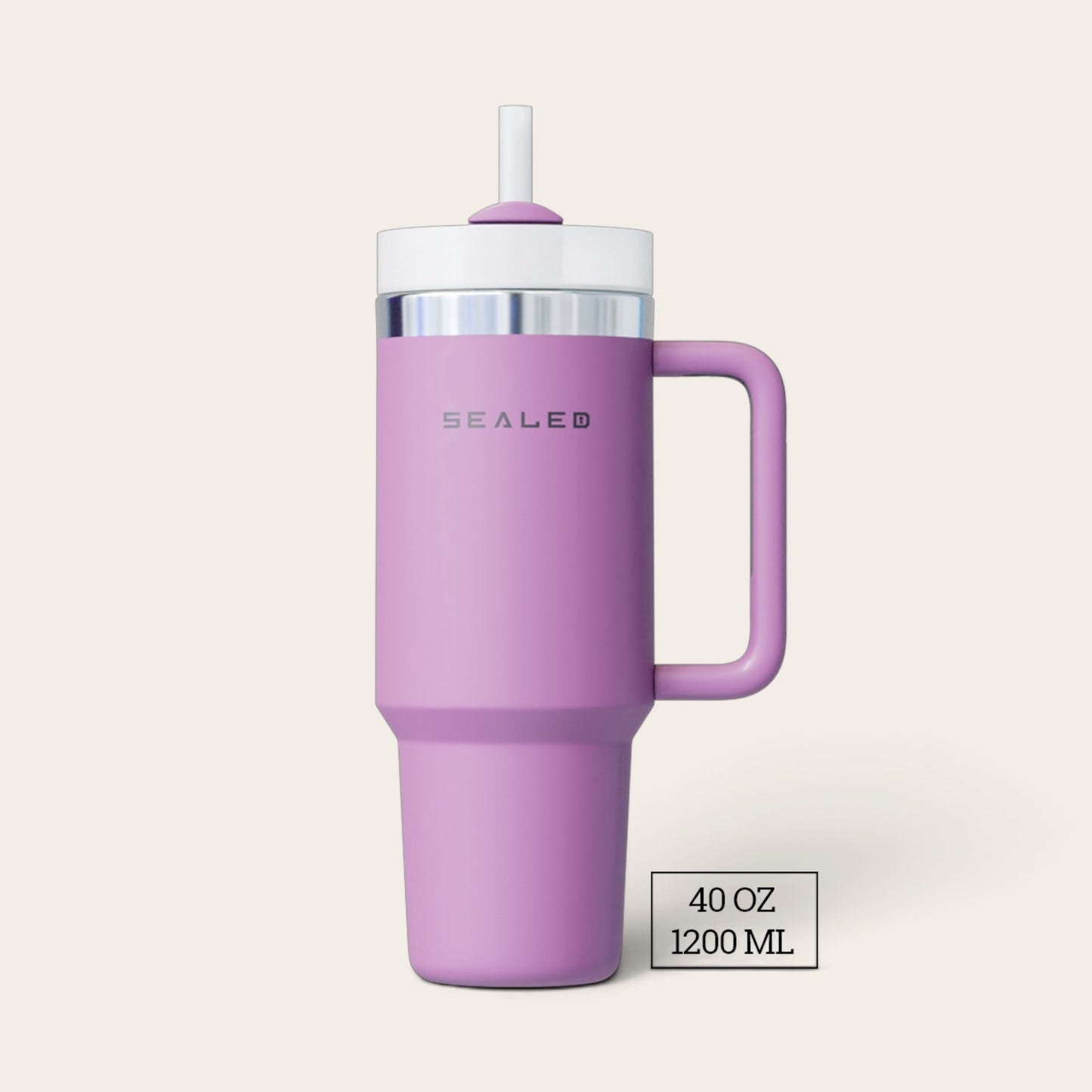 Sealed Tumbler 1200 ML 40 OZ Purple كوب سيلد 1200 مل نهدي