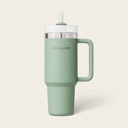 Sealed Tumbler 1200 ML 40 OZ Army green كوب سيلد 1200 مل اخضر