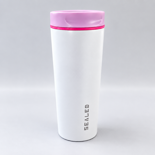 Sealed Click Coffee Cup 550 ML 20 OZ  كوب سيلد كليك للسخن ابيض 550مل