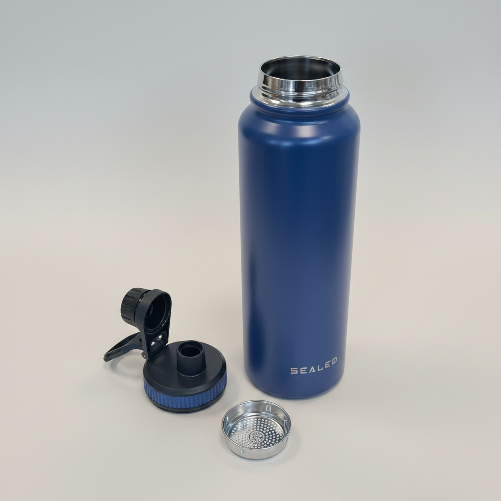 Sealed Gym Bottle Navy Blue 1000 ML  مطرة سيلد الرياضية كحلي