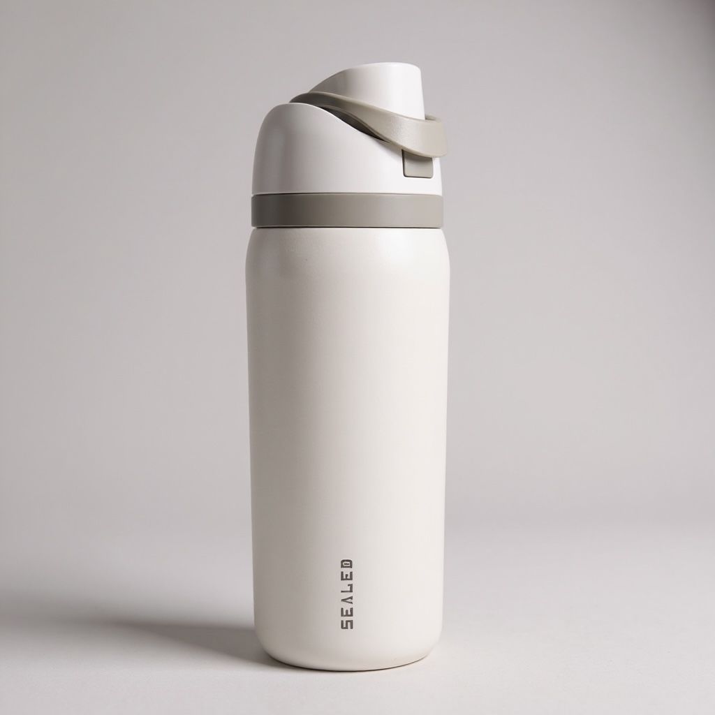 Sealed Cover Top Bottle 990 ML White  مطرة سيلد بغطاء ابيض