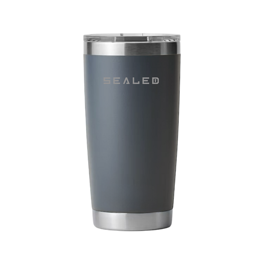 Sealed Coffee Cup 600 ML 20 OZ Grey كوب سيلد للسخن سكني 600 مل